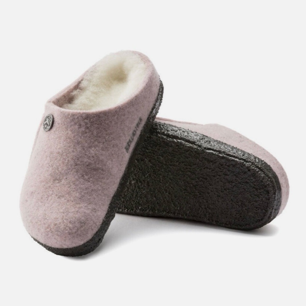 Birkenstock Kids Zermatt Outdoor Shearling Lining Wool Slipper Shoes NWOB